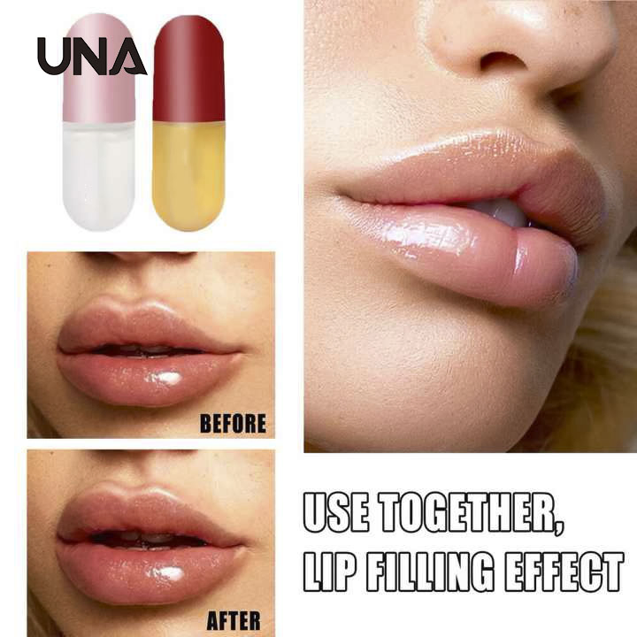 Plumper Day Night Instant Volume Lips Plumper Oil Moisturizing Repairing Reduce Lip Fine Line Sexy Lip Plump Enhancer Makeup