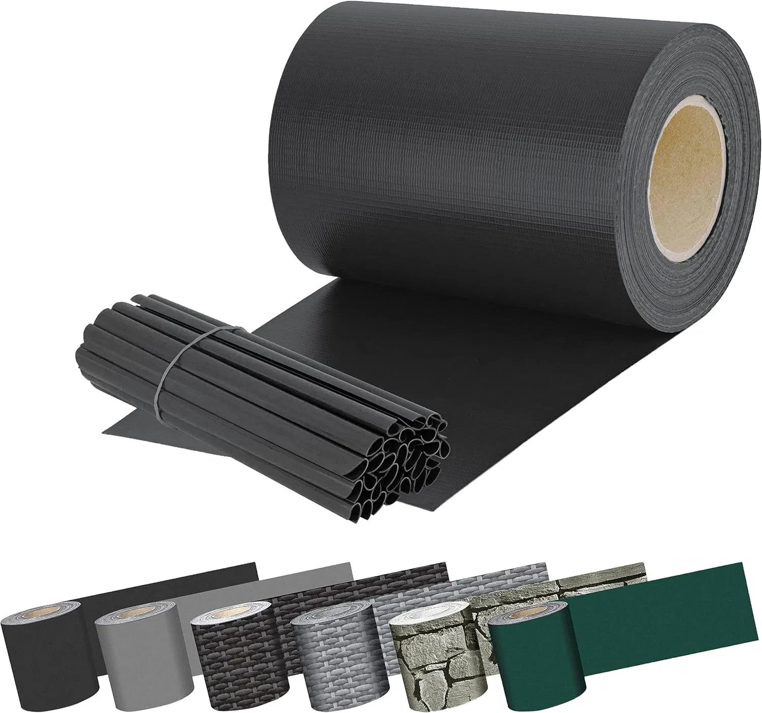 PVC Privacy Screen Strips with Clips Garden Fences Decorative Panels