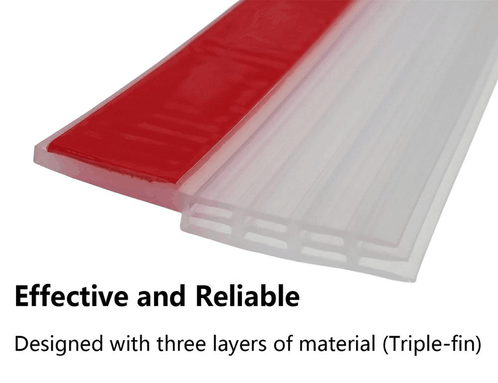 Dust-Proof and Insect-Proof Silicone Rubber Door Bottom Gap Seal