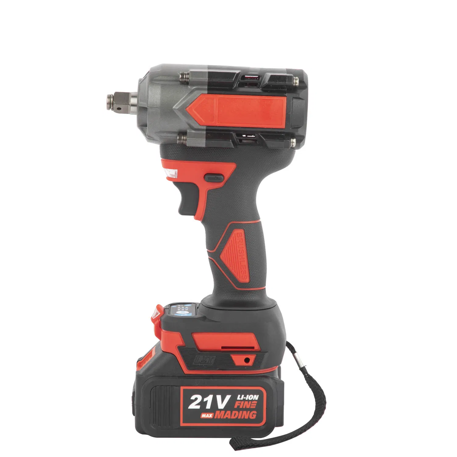 21V Hot Sale 800nm Cordless Impact Electric Wrench Customized Rechargeable Power Tools Industrial Sets Wrench Battery