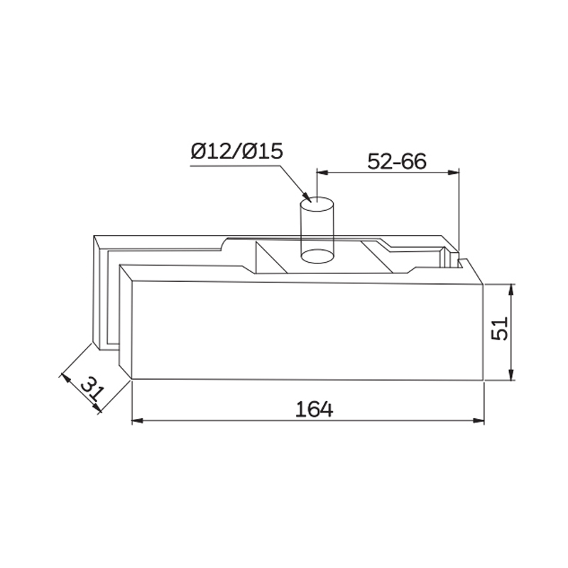 Best Price Stainless Steel Glass Door Special-Shaped Clamp