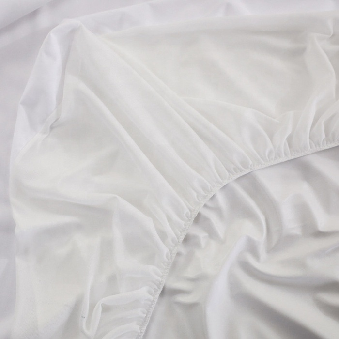 White Cheap Bed Wetting Mattress Protector Waterproof Mattress Cover