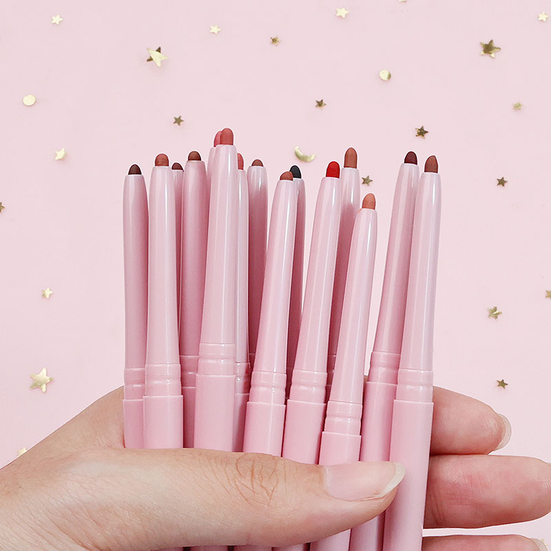 Make up Cosmetic Creamy Custom Private Label Nude Cream Lip Liner Pencil