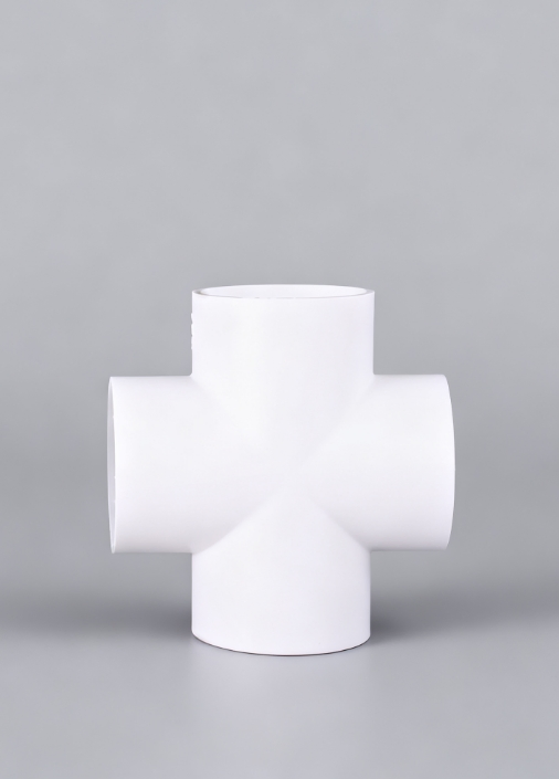 PVC-U Water Pipe Tee Fitting ASTM / AS Standards PVC Plastic Plumbing Pipe Connector
