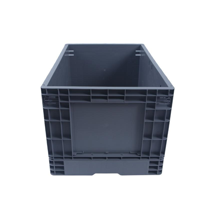 Outdoor Foldable EU Standard Plastic Turnover Box for Auto Parts and Logistics