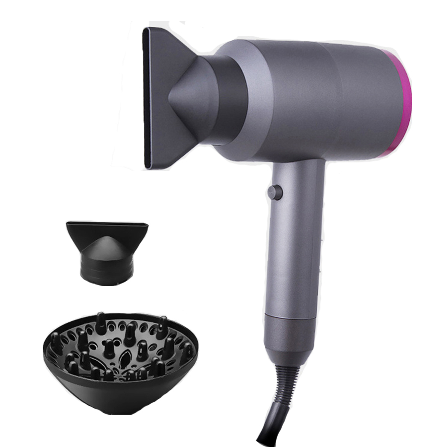 The New Mini Negative Ions Hair Dryer Salon Grade Professional Motors 2000W Power Smart Blow Cold Wind Dryer