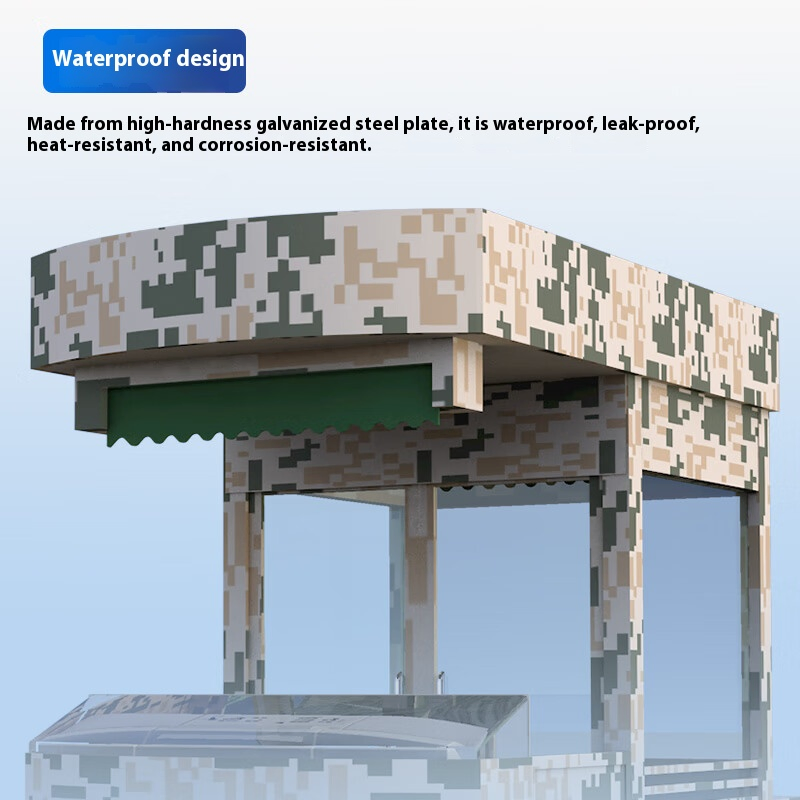 All-Weather Camouflage Booth for Logistics and Industrial Use
