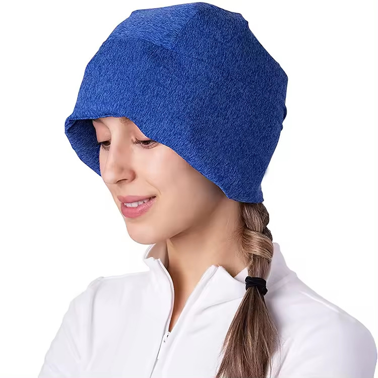Healthy Care Supply Flexible Cold Therapy Headache Hat Migraine Ice Head Wrap Ice Pack Eye Mask