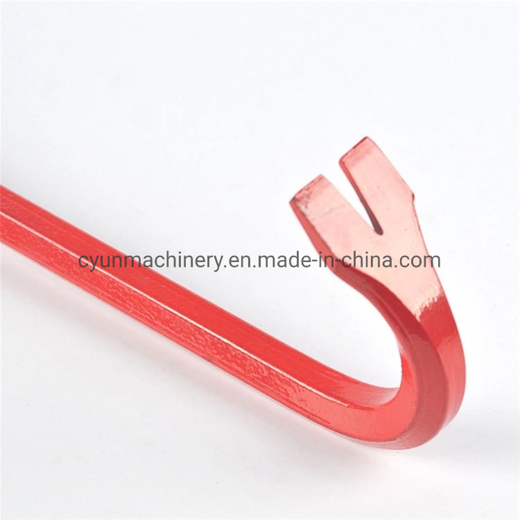Wrecking Bar with High Quality Coated with Red Lacquer Forged and Heat-Treated