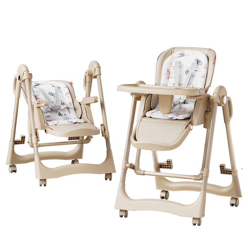 Multi Function Baby Dining Chair Fold Feeding Chair High Chair