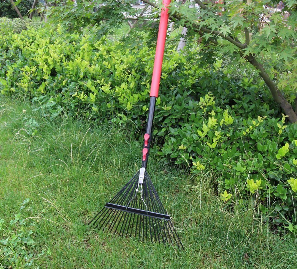 Retractable Wire Extension Leaf Rake Dead Leaf Rake