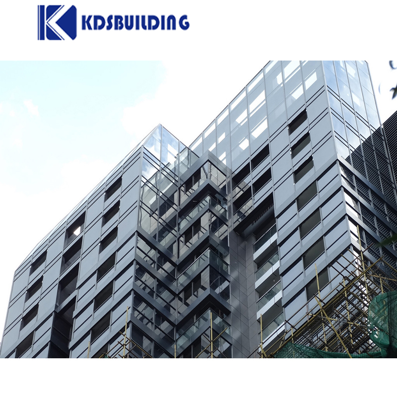 Kdsbuilding Supply Heating Bulletproof Transoms Aluminum Exposed Curtain Exterior Glass Wall
