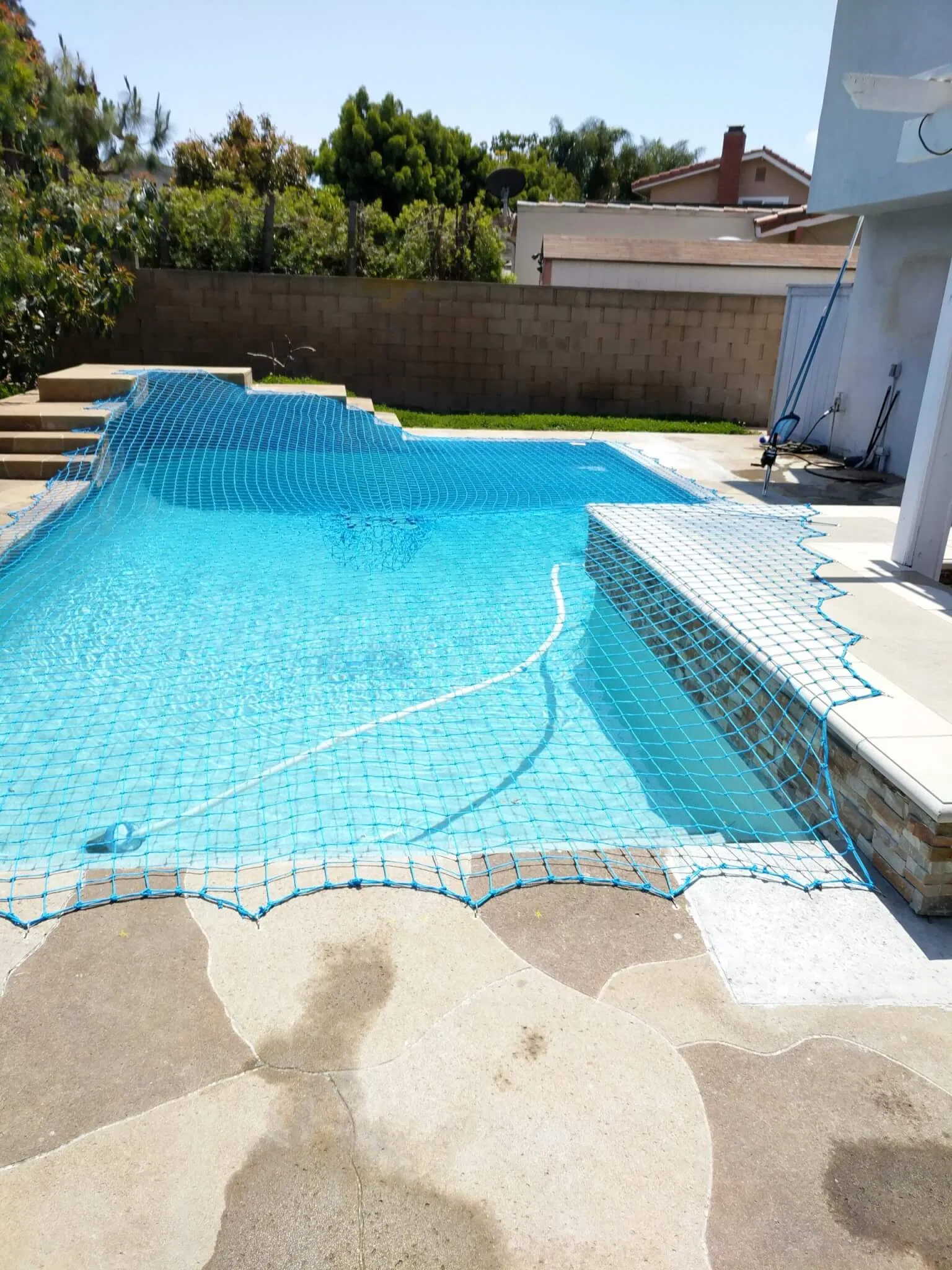 Easy to Remove and Use Outdoor Swimming Safety Pool Mesh Net Covers