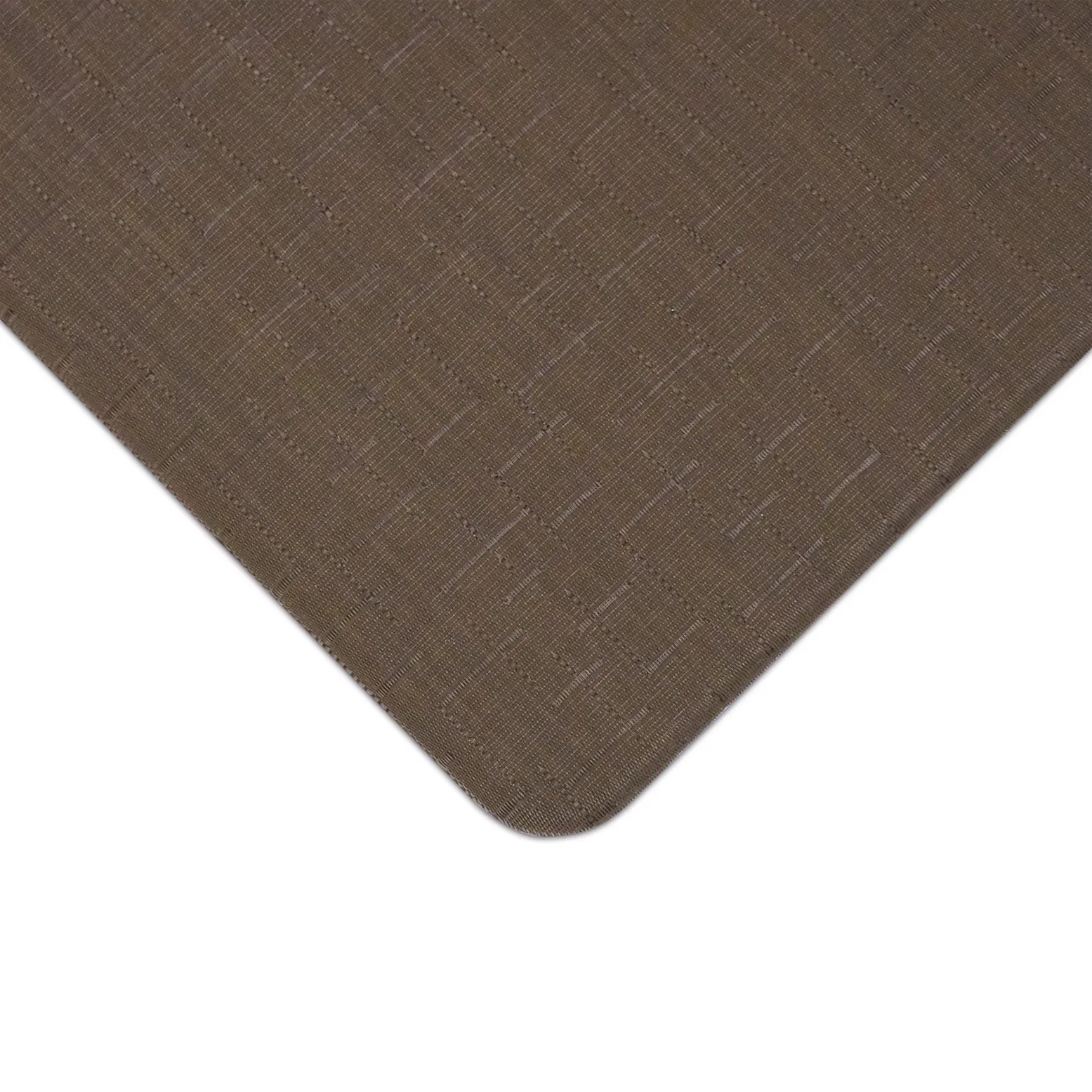 Bamboo Pattern Woven Vinyl Anti Fatigue Kitchen Mat