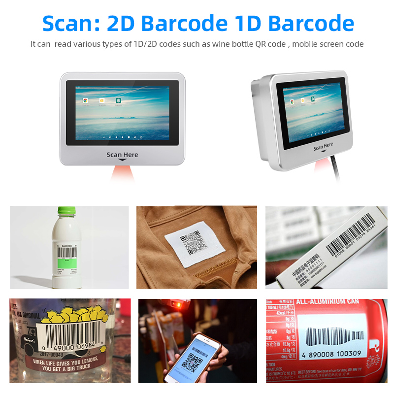 XT802C Retail Inquiry Terminal Product Information Barcode Scanning Price Checker