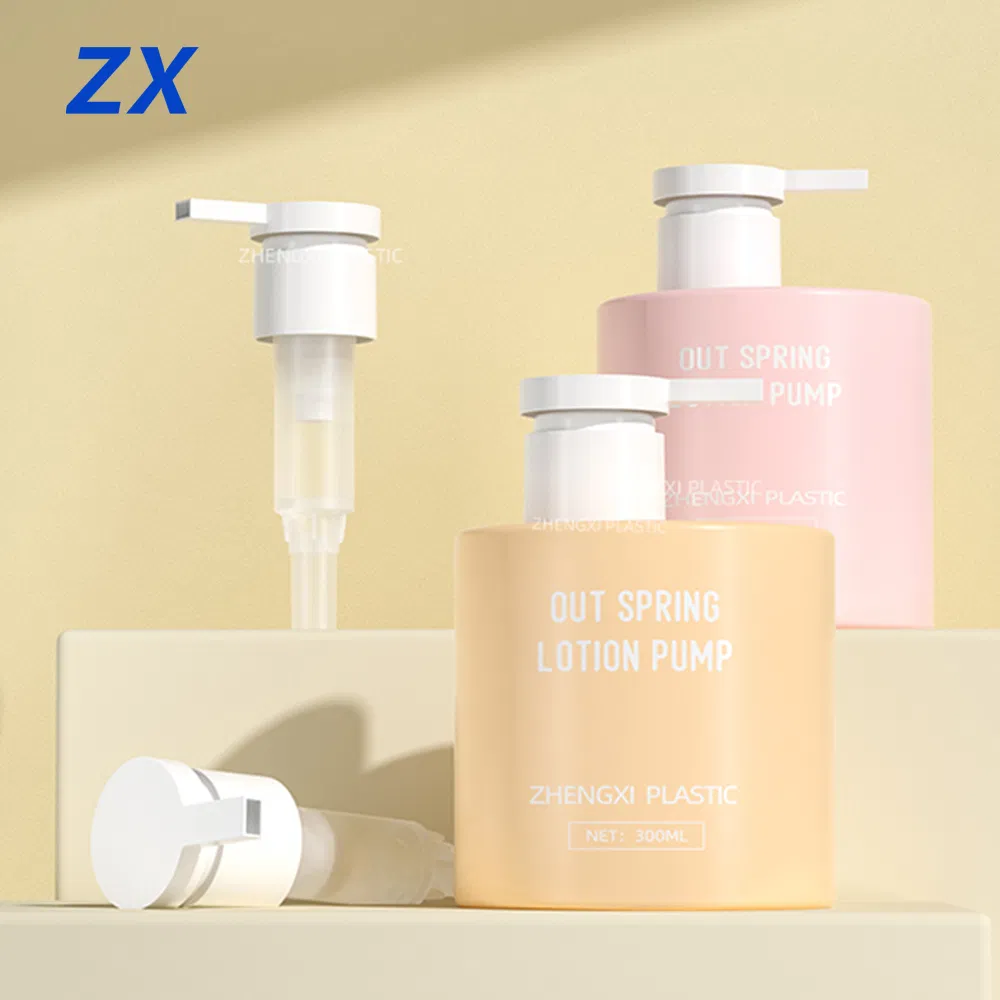 Custom Colours Body Milk Lotion Pump HDPE Plastic Cosmetic Lotion Pump