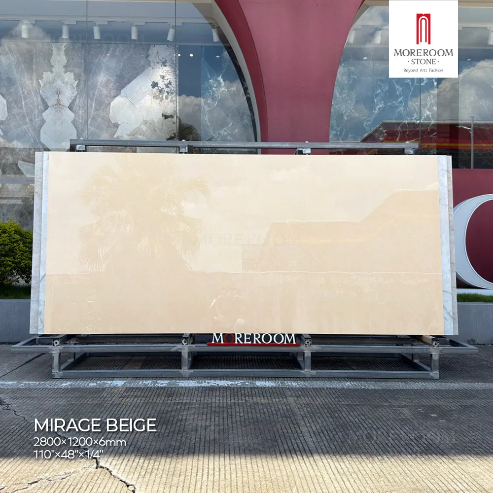 Modern Sintered Stone Slab with Polished Surface Natural Marble Luxury Wall Panel