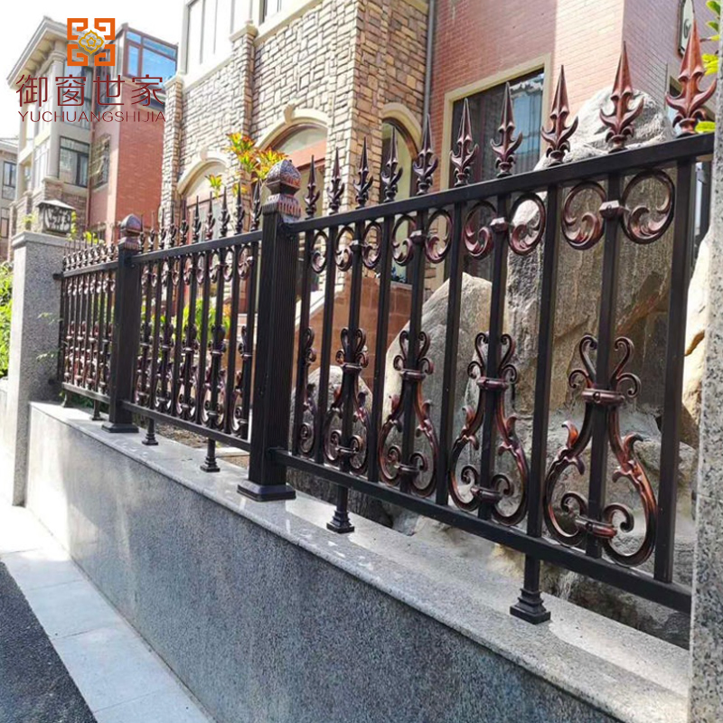 Outdoor Metal Steel Safety Fence Pickets Panel Aluminum Garden Fence