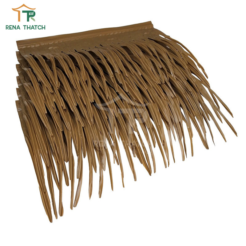 Eco-Friendly Plastic Artificial Thatch Synthetic Palm Fiber Palm for Decoration