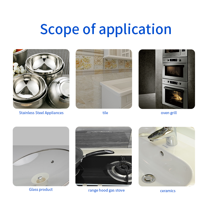 Powerful Stainless Steel Cleaner for Grease and Rust Removal
