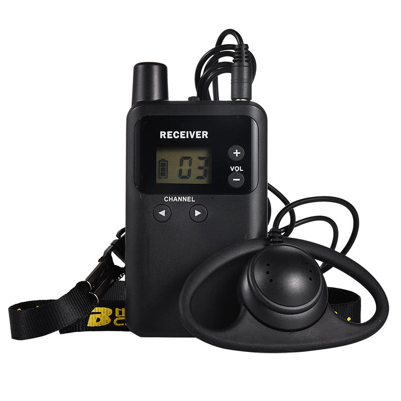 Беспроводная аудиогид-система UHF с дальностью 200 м