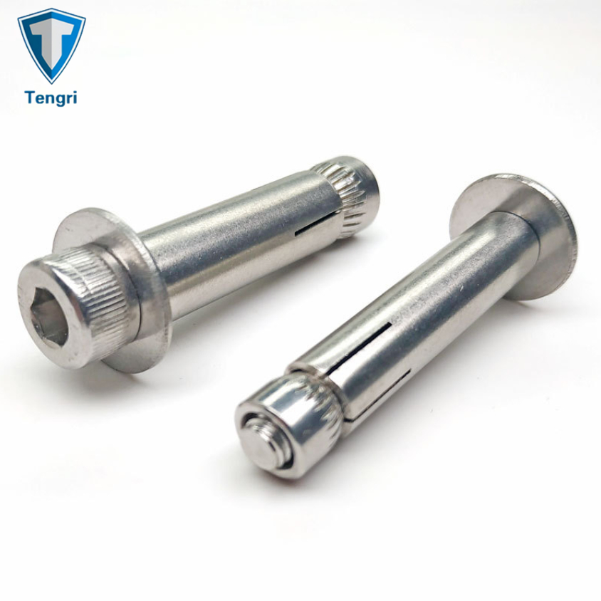 A2-70 Hexagon Socket Cap Expansion Anchor Bolt with Flat Washer and Nut