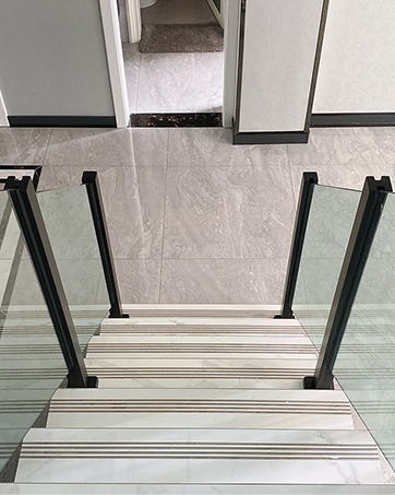 Stainless Steel 304 Staircase Handrail Balusters Glass Railing Post System for 10-12mm Tempered Glass