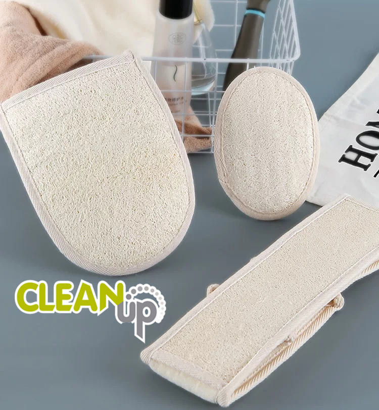 Natural Loofah Scrubber Naturel Body Wash Sponge