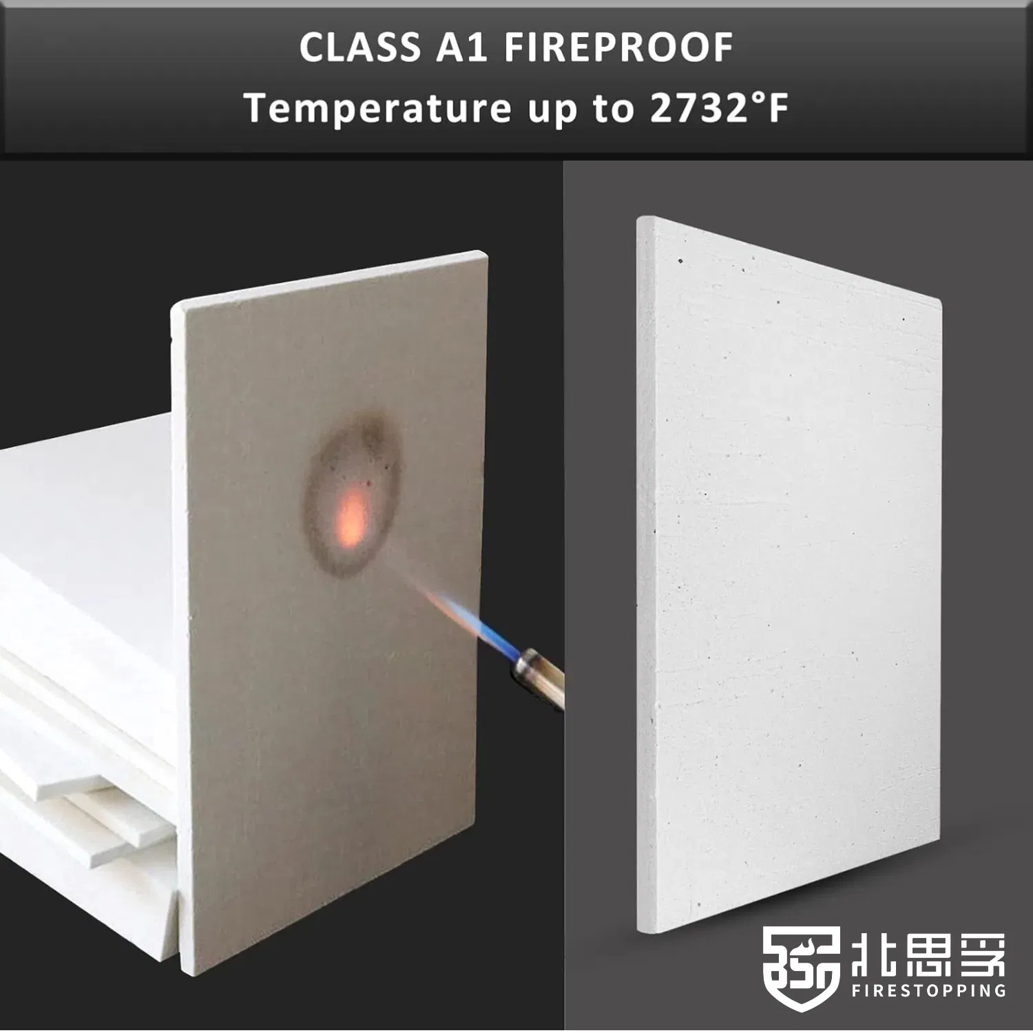 Rockwell Fireproof Intumescent Insulation Board for Building Joints