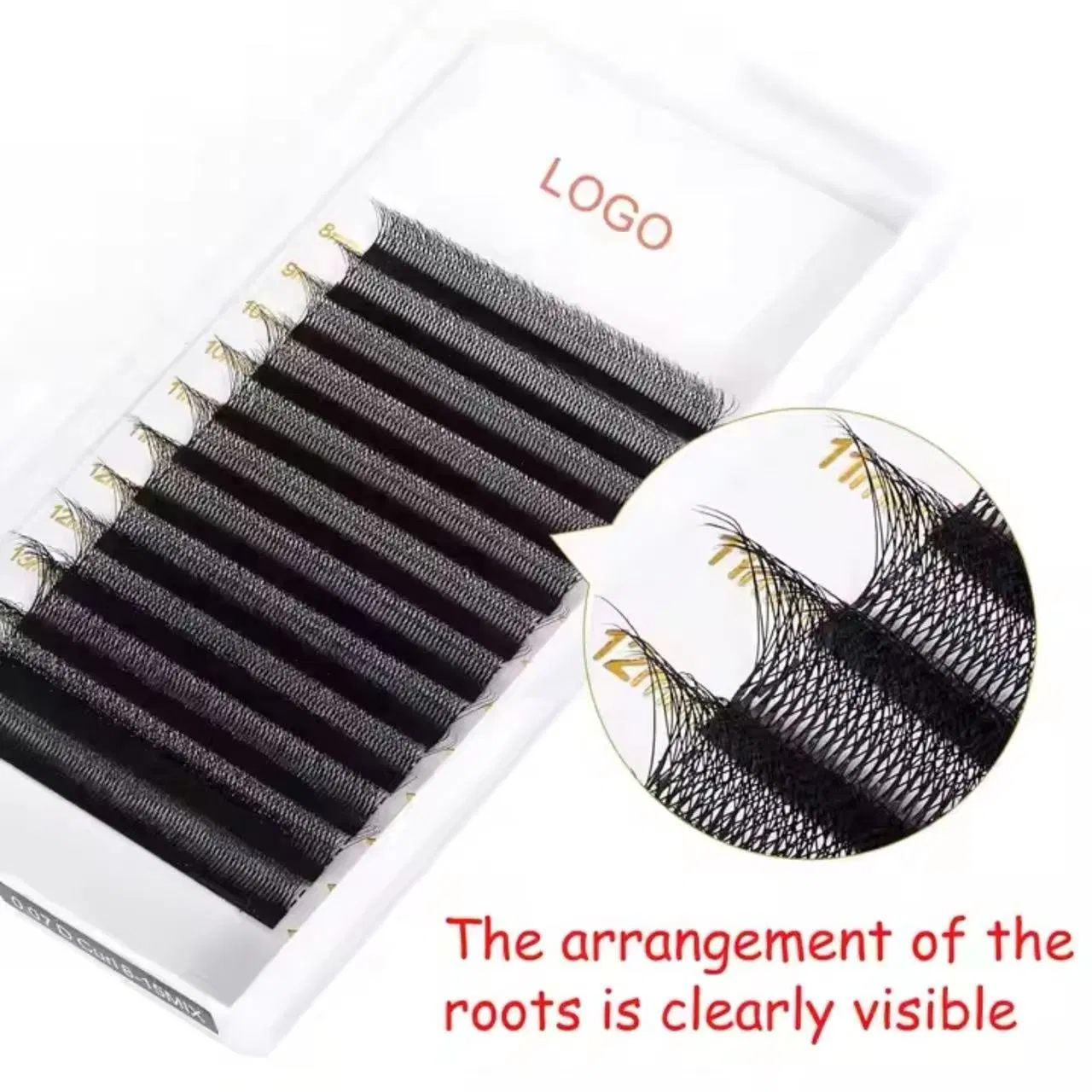 W Shaped Clover Eyelash Extension 3dw 4dw 5dw 6dw 0.05 0.07