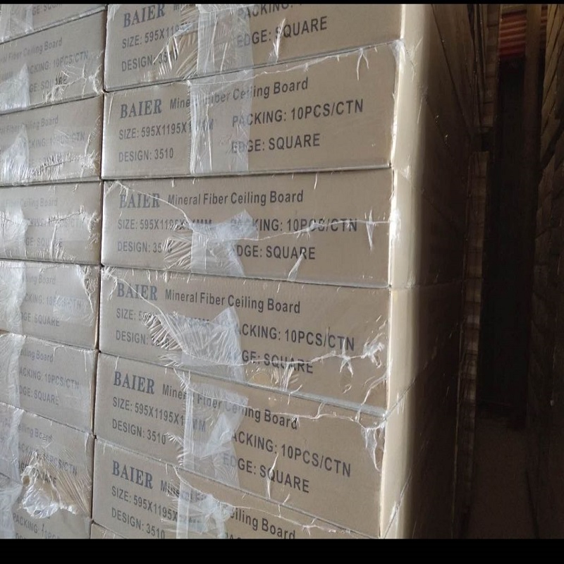 600X1200mm Anti Sagging Acoustic Ceiling Mineral Fiber Ceiling