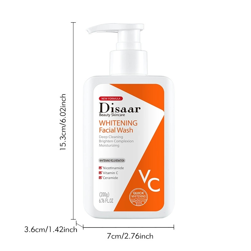 Best Whitening Facial Cleanser Vitamin C Brighten Moisturizer Repair Skin Deep Cleansing Face Wash