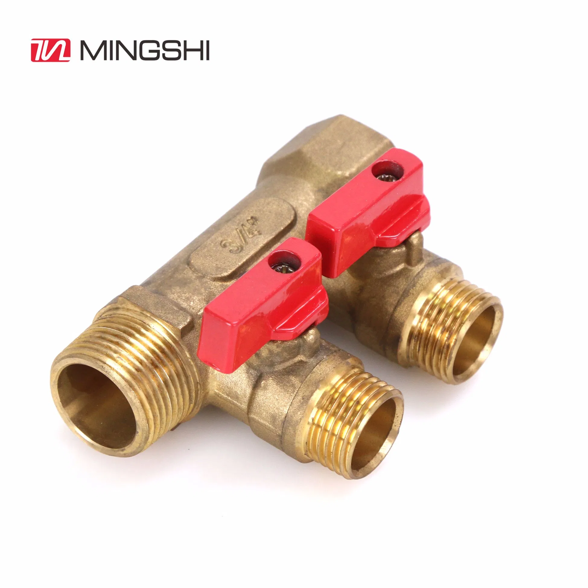 Mingshi Plumbing Materials Underfloor Heating System and Water Supply System Pexalpex Pipe System Brass Manifold Separator