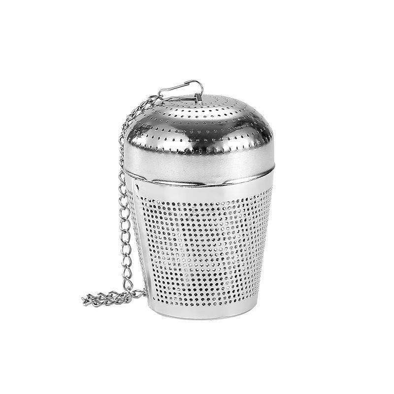 304 Stainless Steel Double Ear Tea Filter with Lid