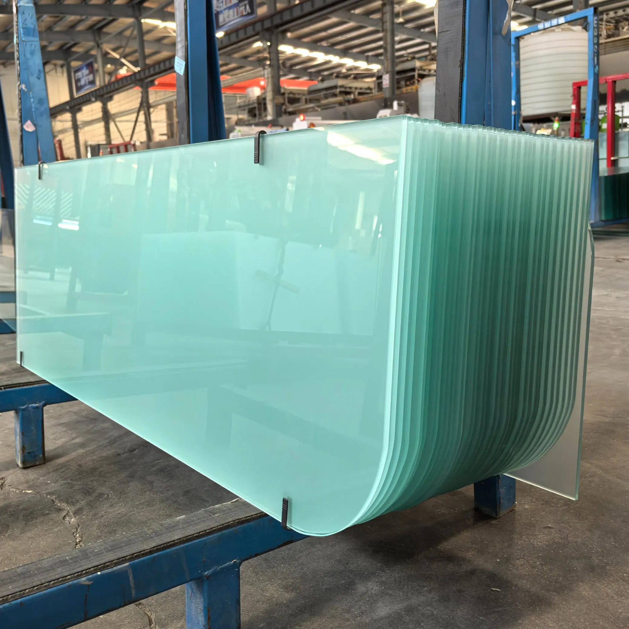 4mm 5mm 6mm 8mm 10mm 12mm 1830mmx2440mm Art Architectural Decorative Tempered Frosted Glass for Shower Enclosure Partition