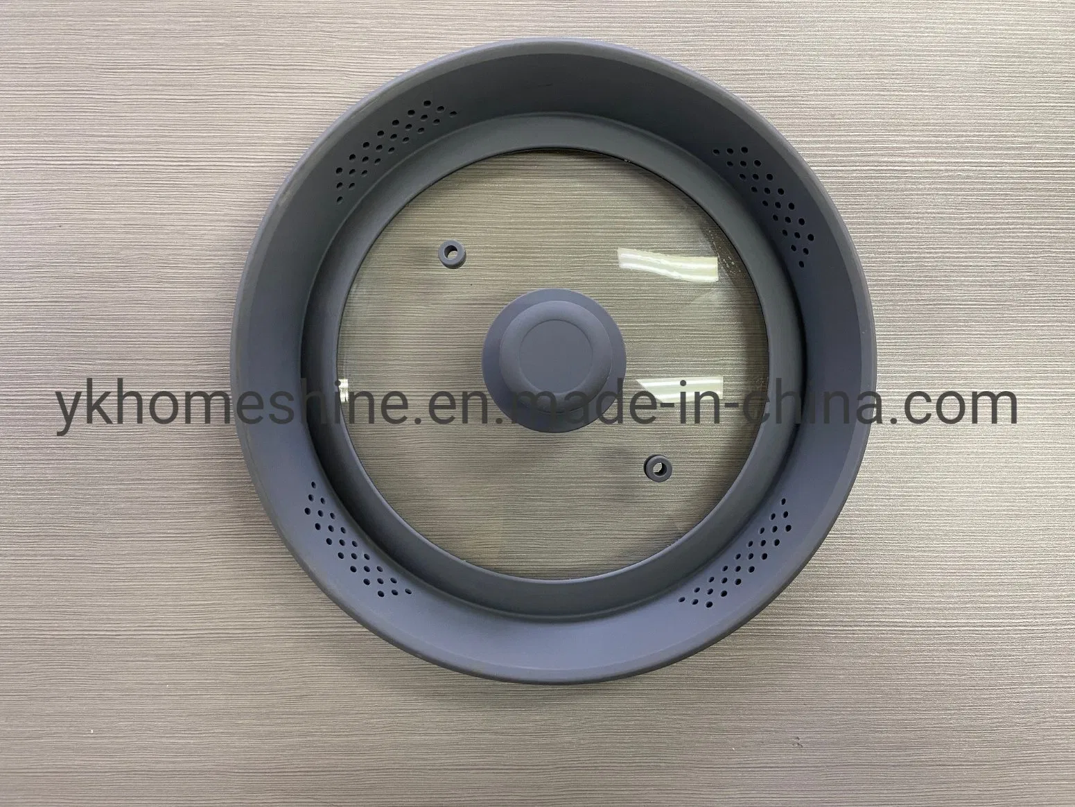 Крышка-брызговик для микроволновки из силикона и стекла