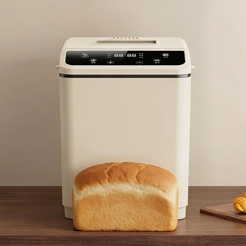 Compact Automatic Bread Maker Machine with 3 Crust Settings Breadmaker
