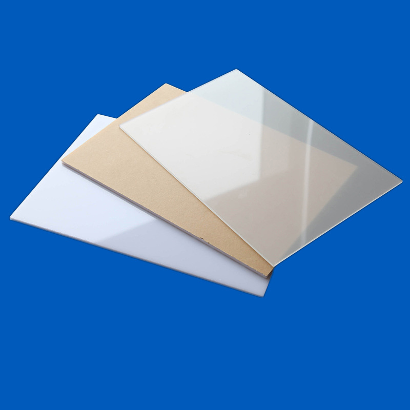 Translucent Milky White Acrylic Sheet 1 Side Matt