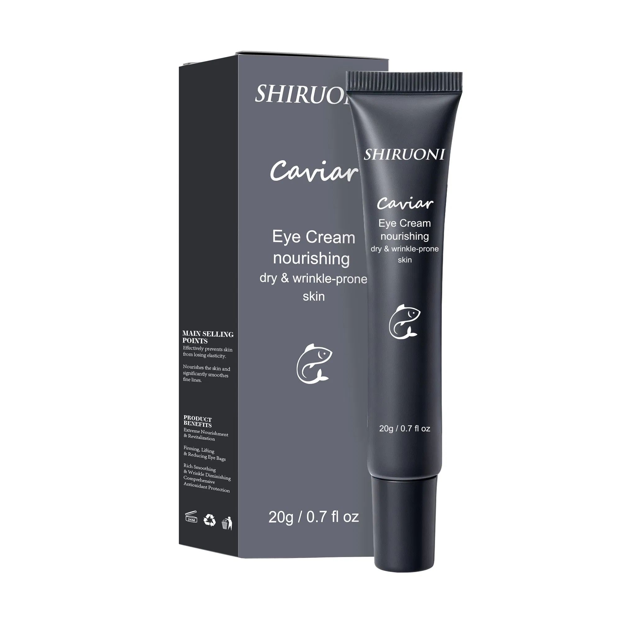 Wholesale Nourishing Moisturizing Lifting Firming Anti-Aging Caviar Eye Cream for Skin Care