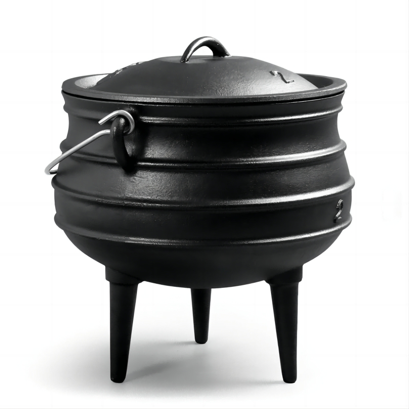 Чугунный котелок Potjie 3л для кемпинга
