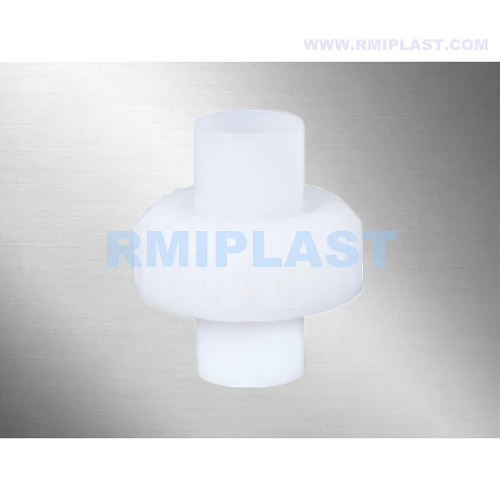 PVDF Female Coupling of Butt Welding ISO Pn16 White Plastic Coupler Fittings for Industrial Use