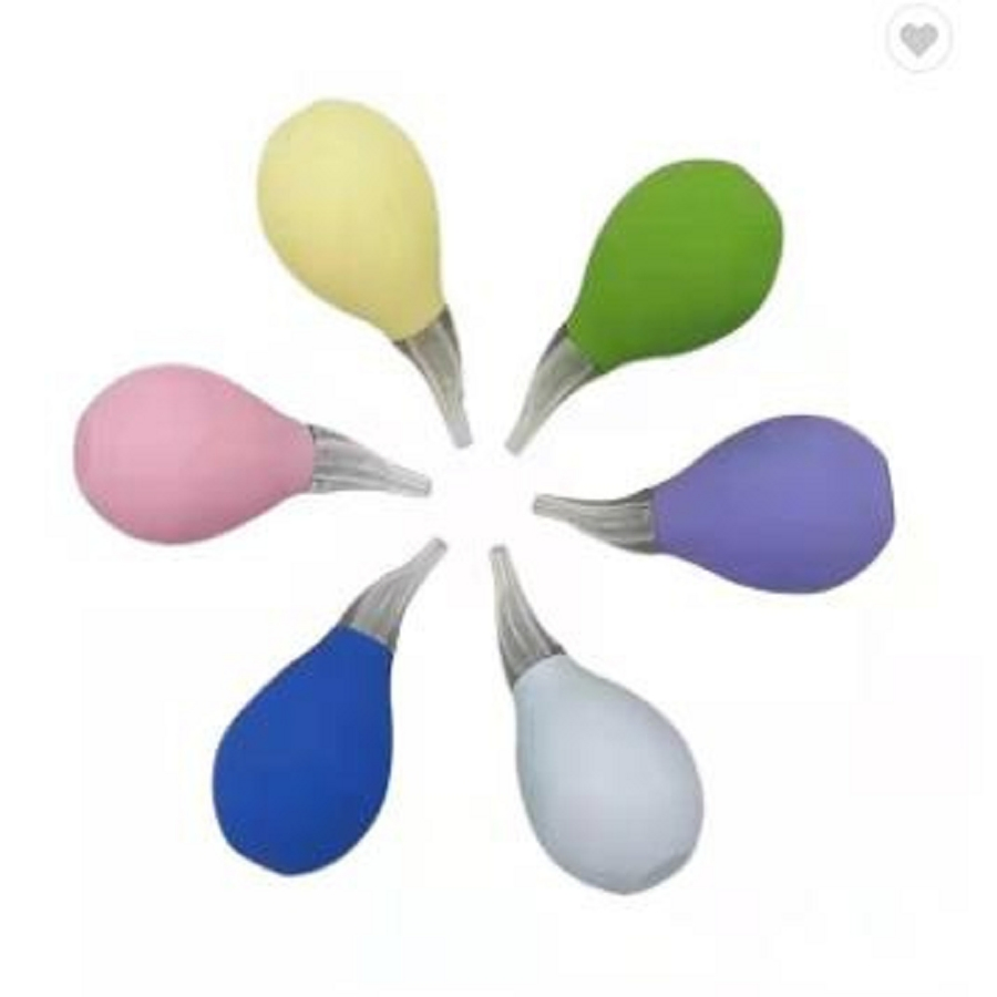 High Quality Yellow Medical Soft Tip Nasal Aspirator For BabyCare