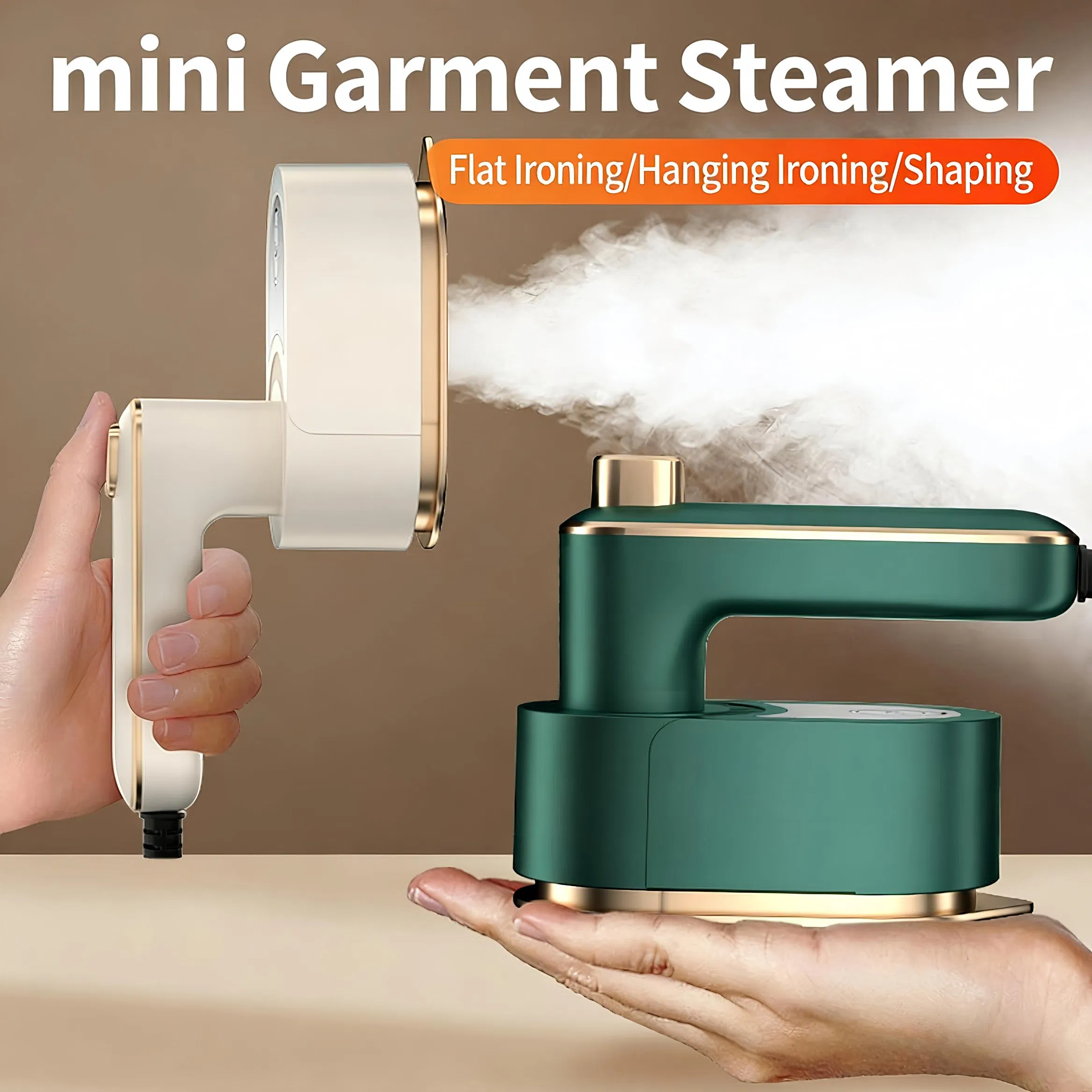 Fast Heating Compact Portable Handheld Garment Steamer for Travel