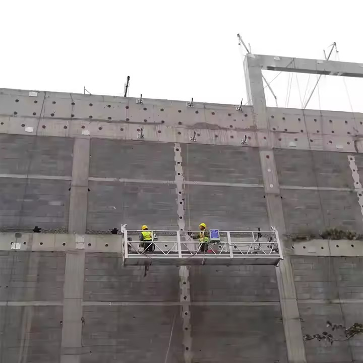 630 Galvanized Electric Suspended Platform with Hanging Basket Working Platform Used for Work Zlp630 Suspended Platform