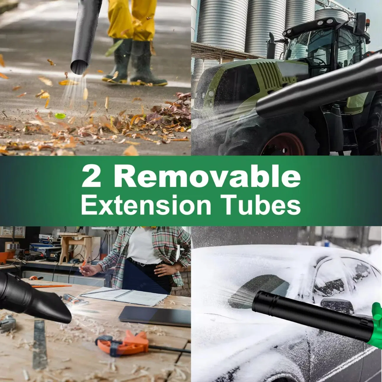 Powerful 20V Cordless Leaf Blower with Adjustable Speed Settings