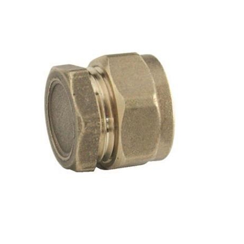 Chrome Plated Compression15mm X 1/2" Straight Connect Female Iron