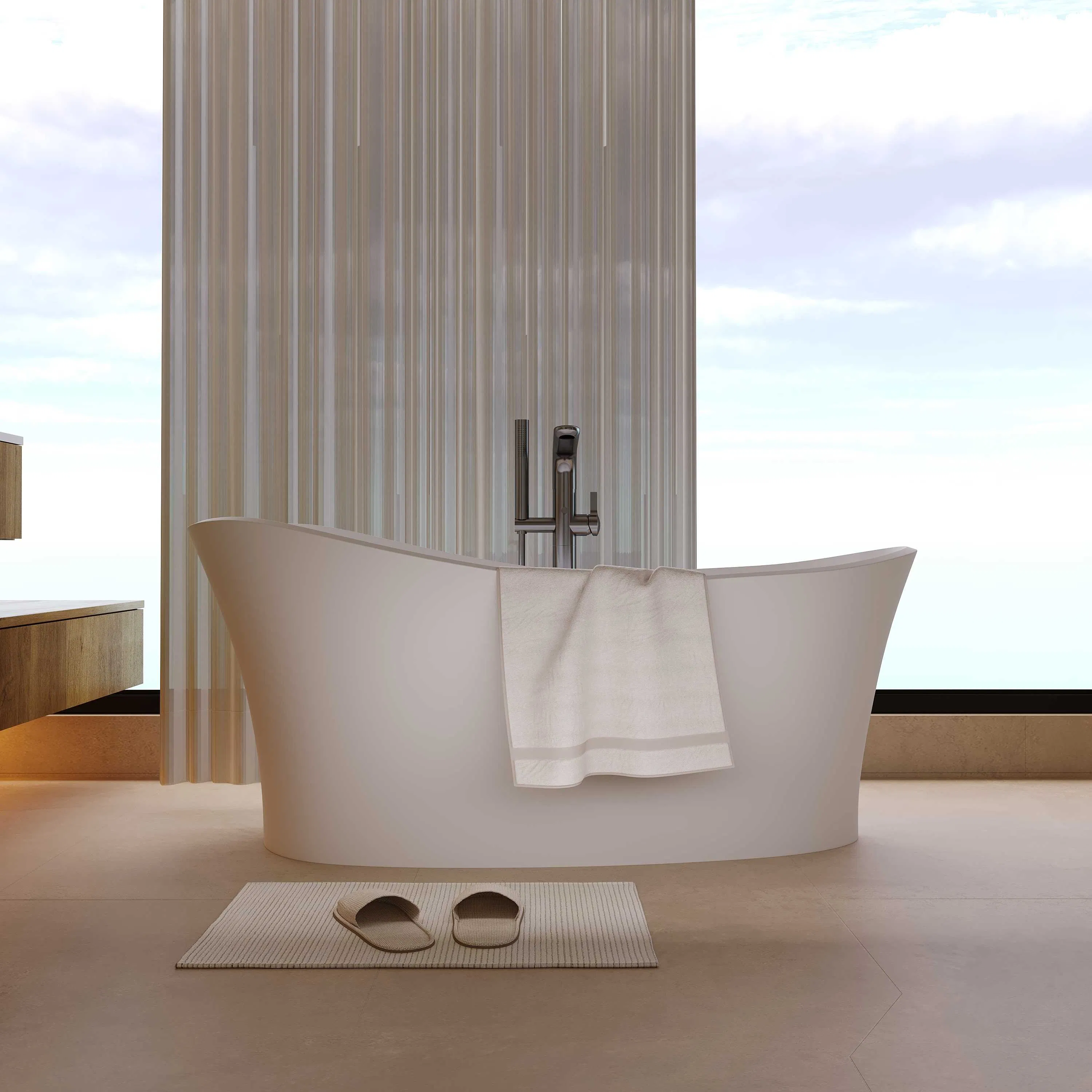 Ванна для замачивания Hondao из искусственного камня