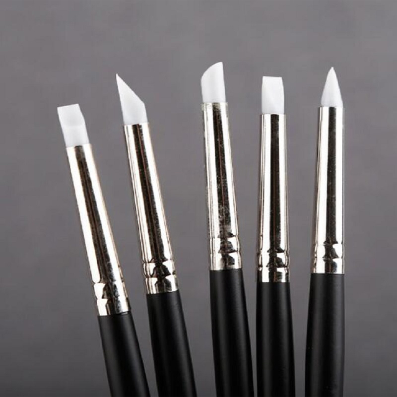 Dental Lab Ceramic Porcelain Brush Pen Plastic Material Silicone Brush Pen