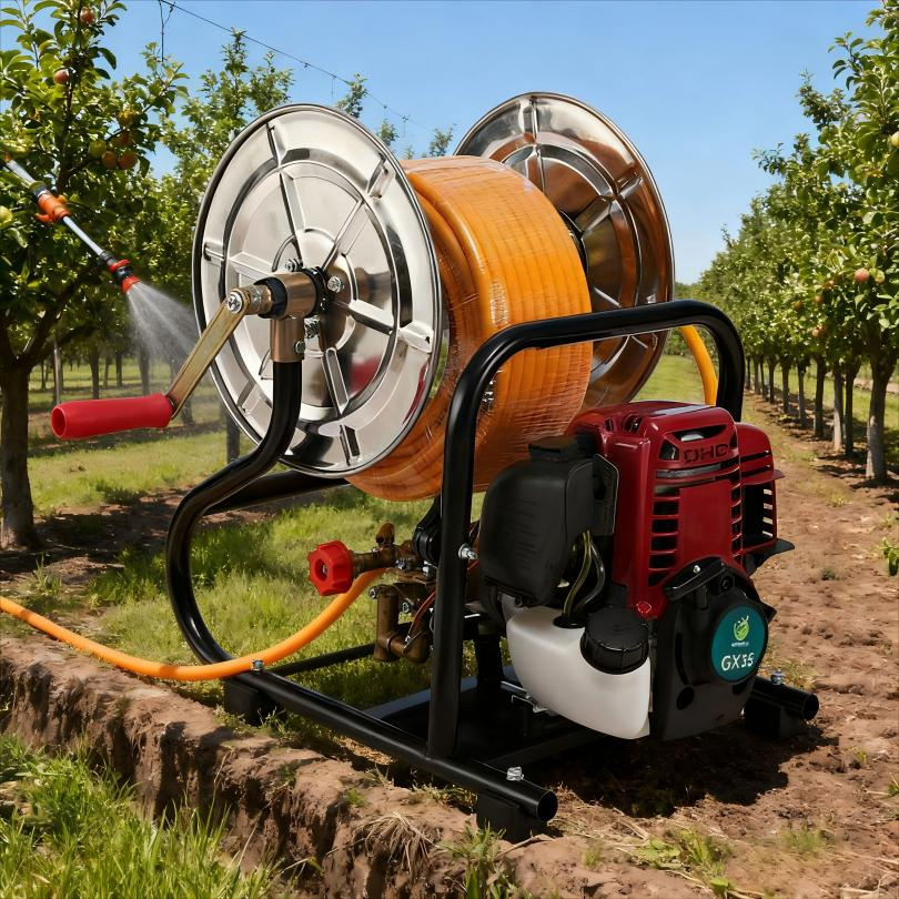 Agricultural Garden Trolley Power Sprayer Gasoline Engine High Pressure Spray Machine for Farm Use