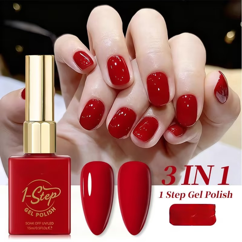 OEM One-Step Gel Immediately Non-Wipe Gel 3 in 1 One Step UV Gel Polish